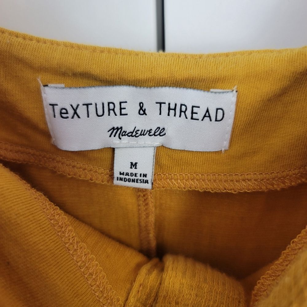 Madewell texture and thread button front tank dress, medium - Picture 4 of 12